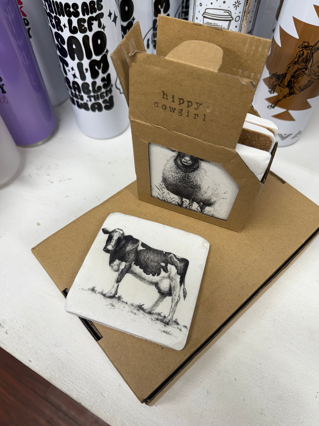 Farm Coaster Set