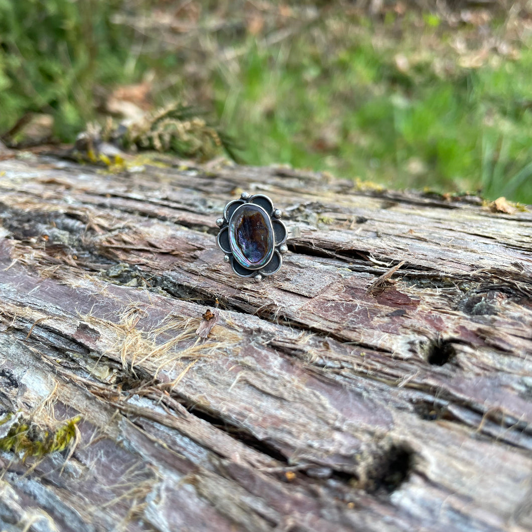Abalone Vintage Ring