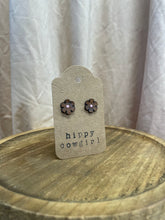 Load image into Gallery viewer, Cactus Flower Genuine Leather Earrings
