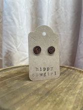 Load image into Gallery viewer, Tooled Genuine Leather Earrings
