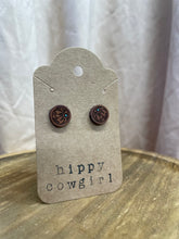 Load image into Gallery viewer, Tooled Genuine Leather Earrings

