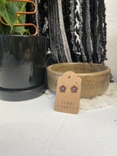 Load image into Gallery viewer, Western Rose Genuine Leather Earrings
